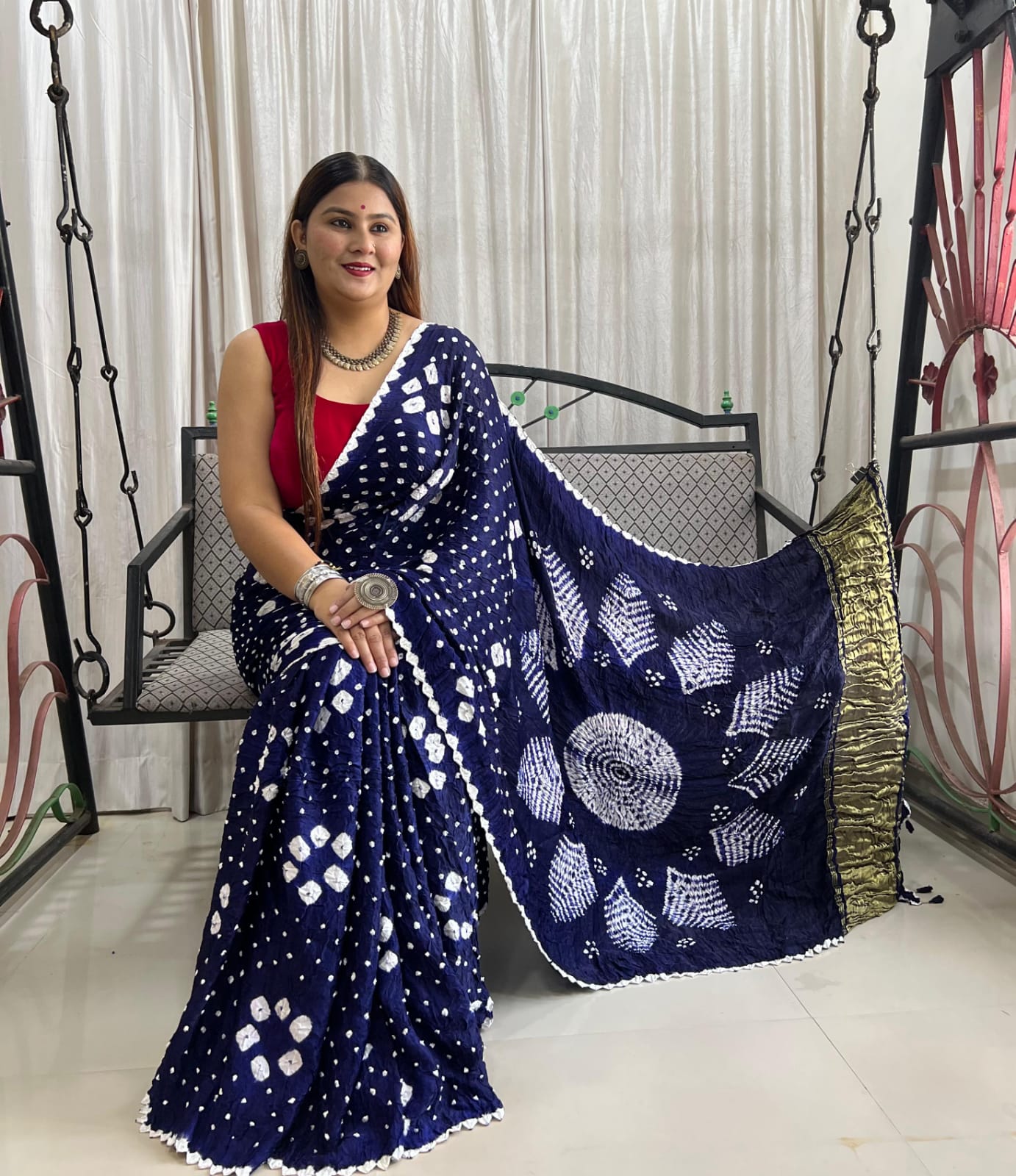 Anarakhi | Shibori on Modal Silk