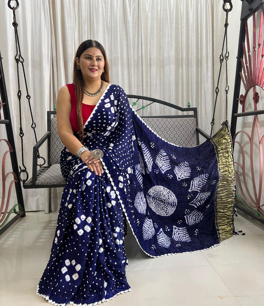 Anarakhi | Shibori on Modal Silk
