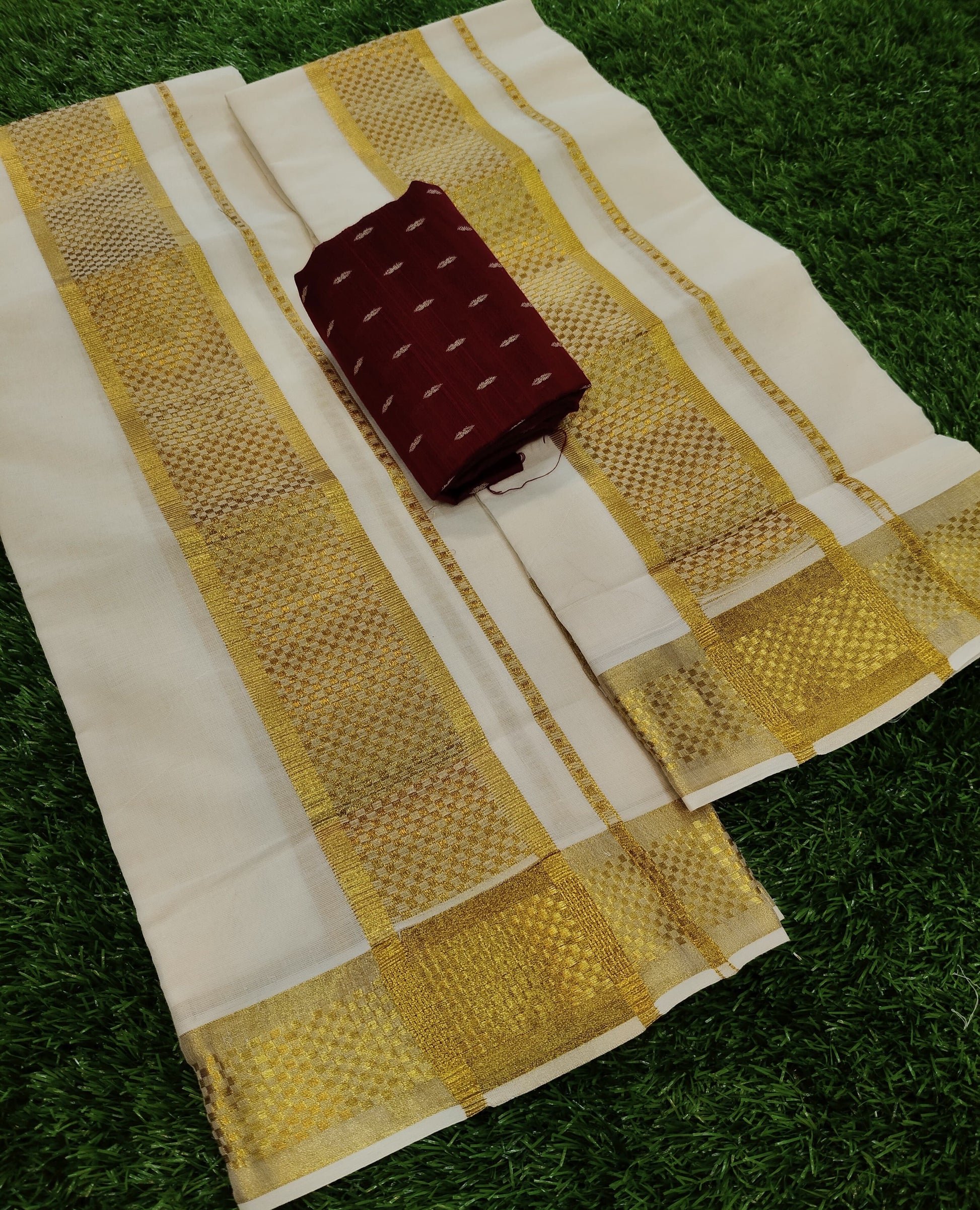 Pure cotton kasavu