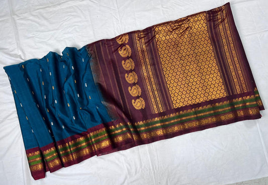 Ena | Gadwal Sarees in Silk Cotton