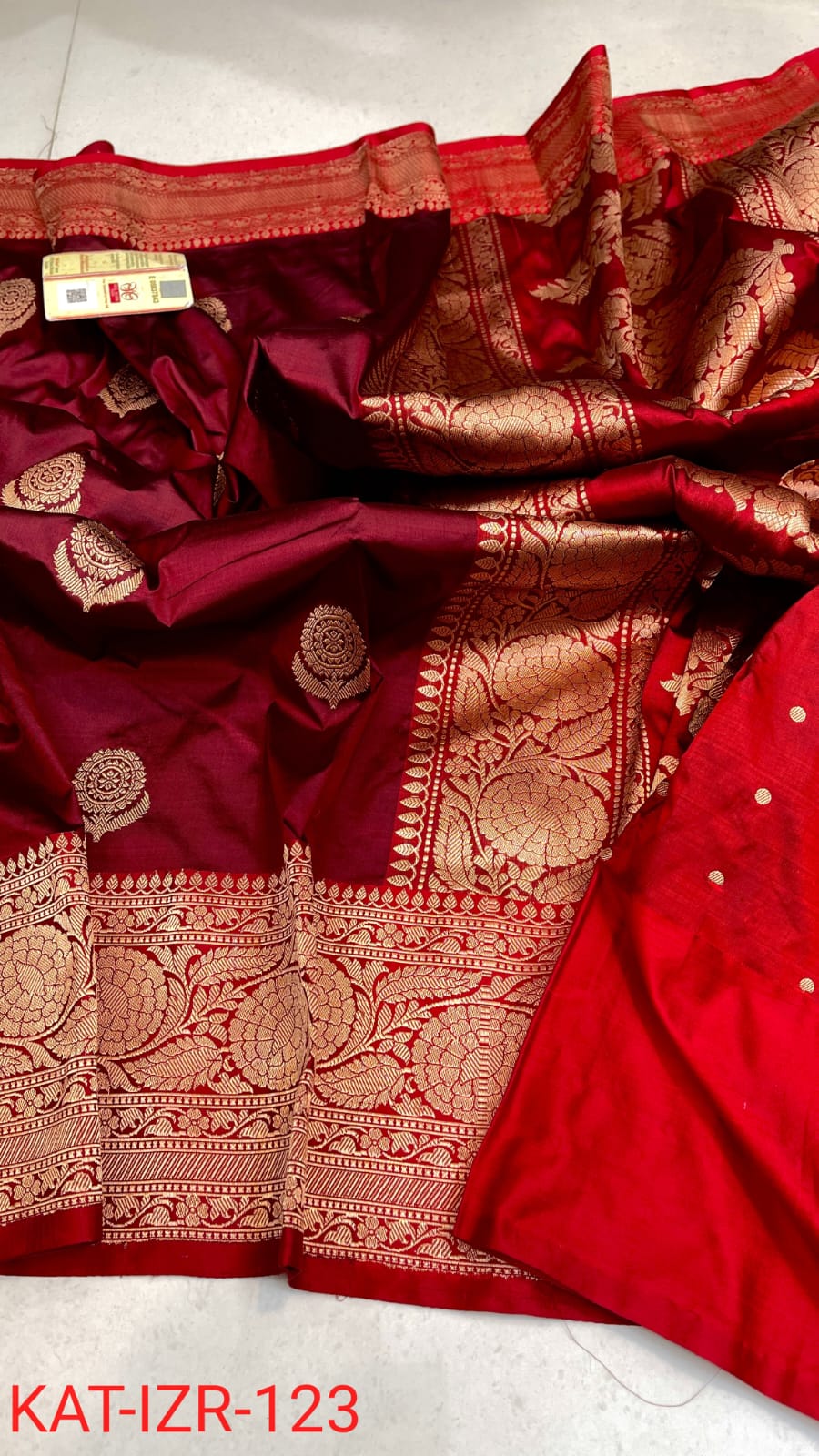 Bishrima | Katan Silk Banarasee Saree