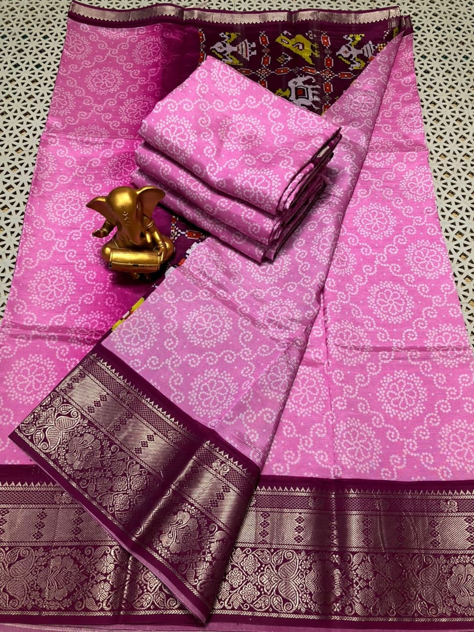 Madhura | Digitally printed cotton silk saree
