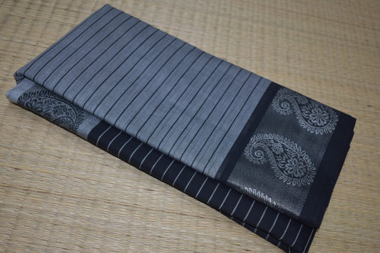 Chettinadu Cotton Saree in Blue