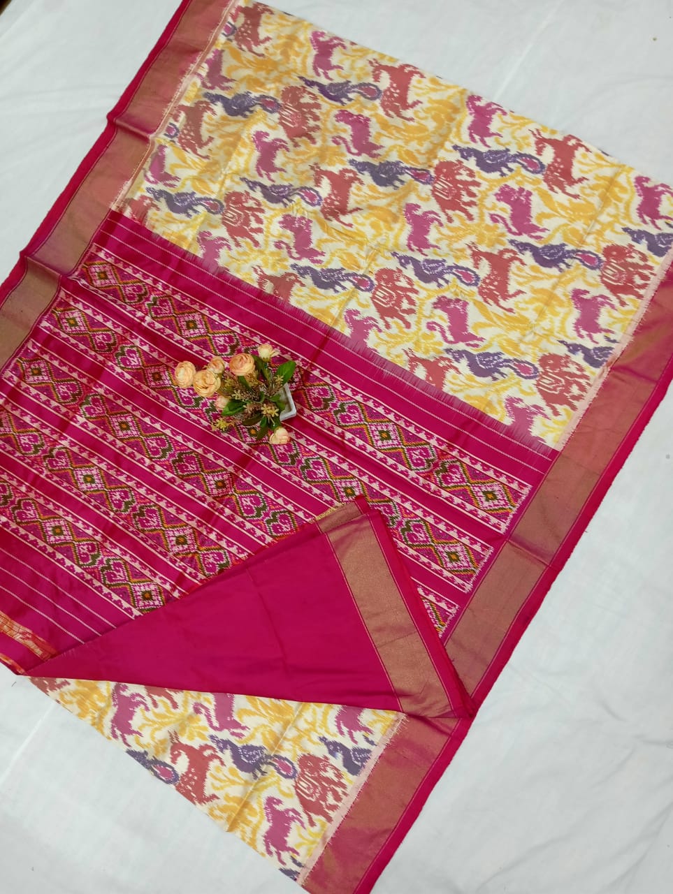 Indulekshmi | Pochampally Ikkat silk saree
