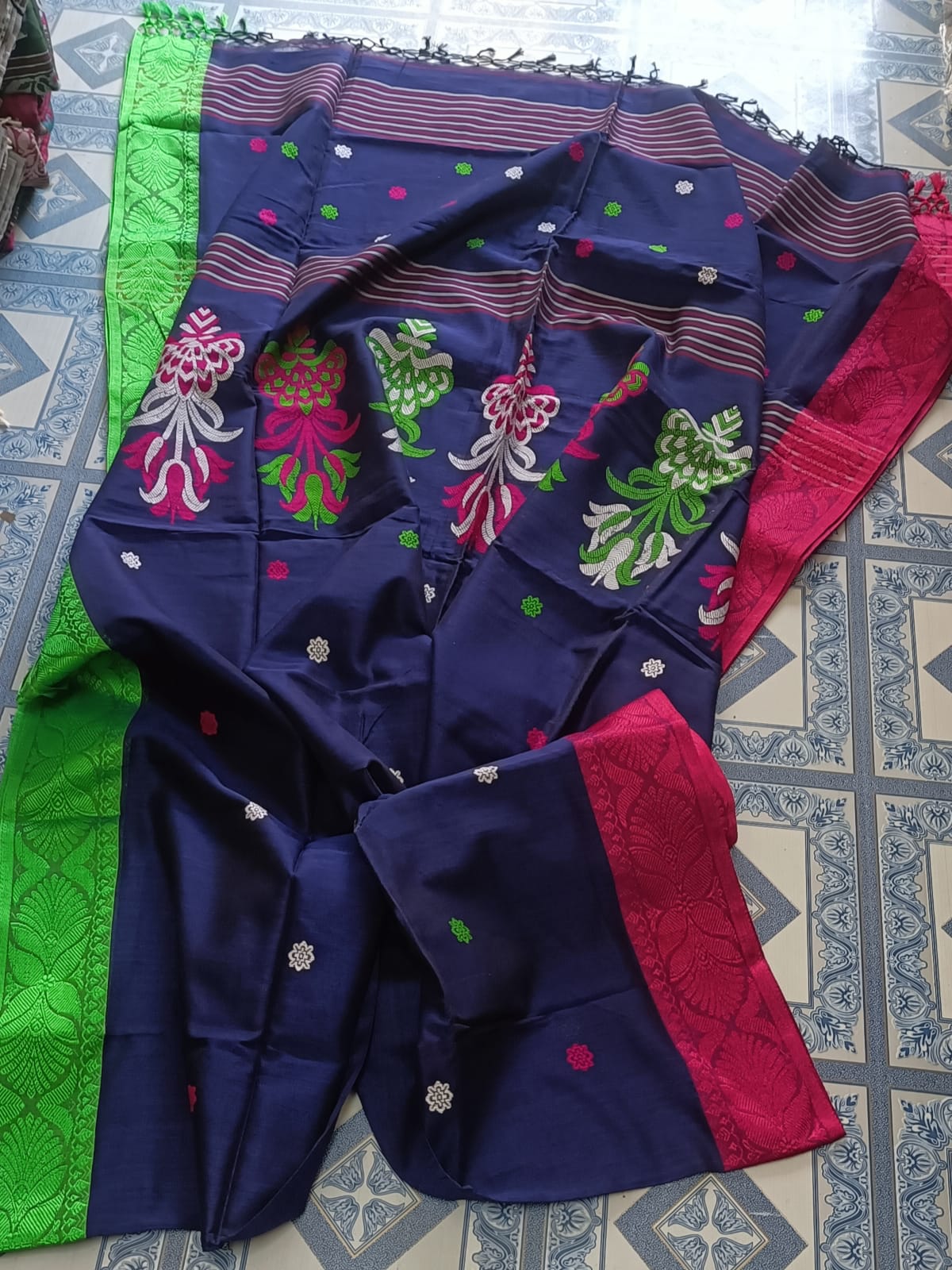 Jayantiani | Cotton Jamdani Saree