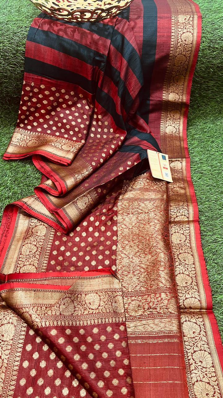 Haripriya-tussar-banarasee | Tussar silk Banarasee sarees