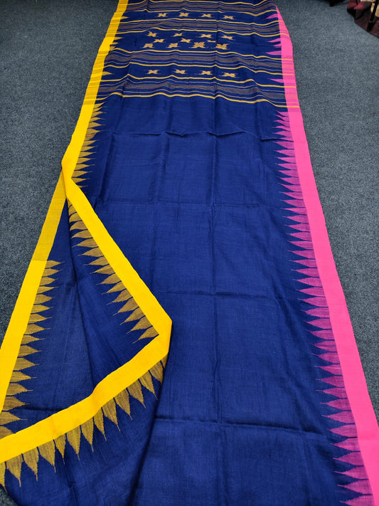 Handloom manipuri cotton saree
With bp