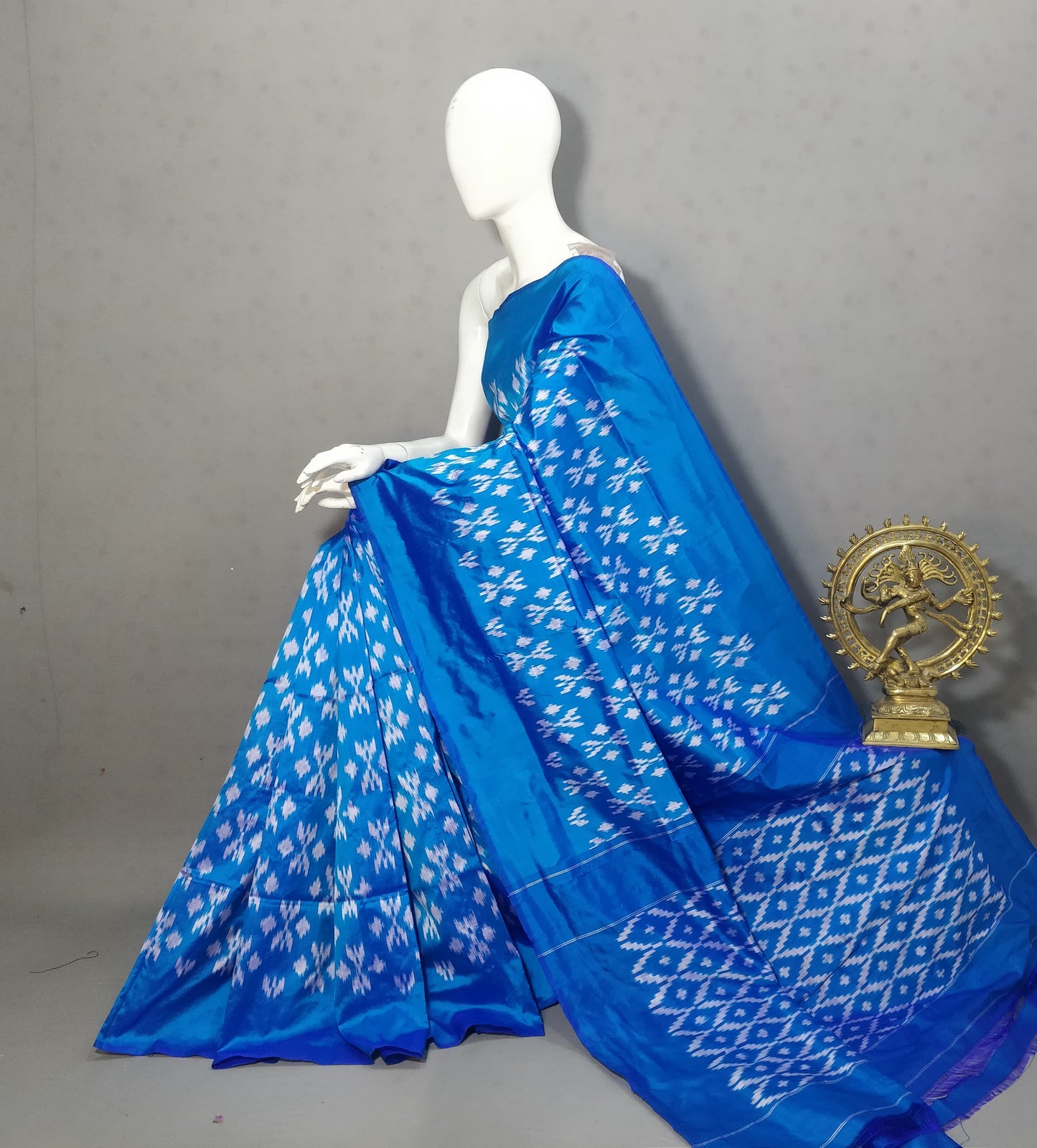 Haskira | Pochampally Ikat Silk Saree