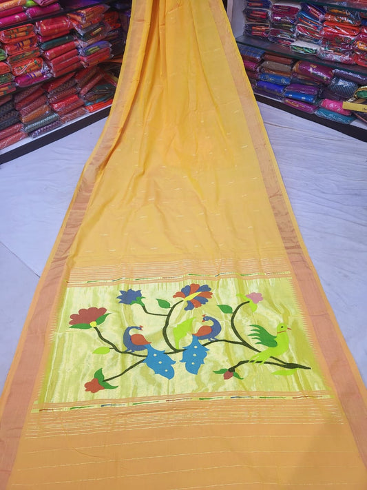 Anu | Cotton Handloom Paithani Saree