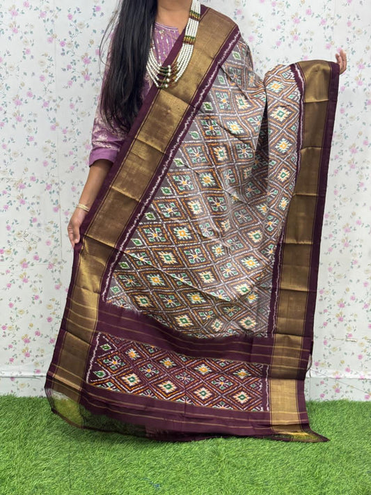 Izo | Ikat Pure Silk Dupatta