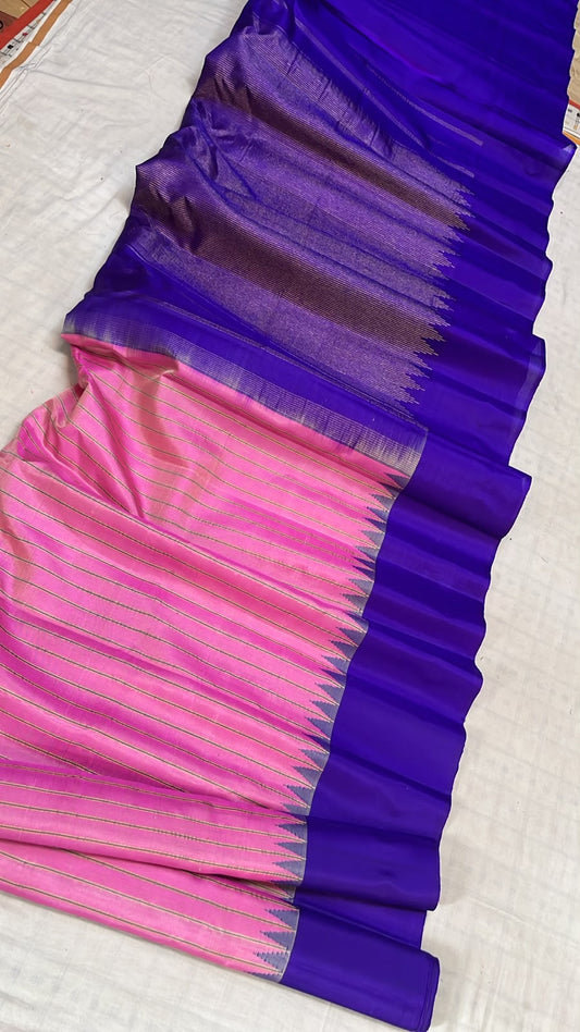 Pure silk handwoven gadwal sarees