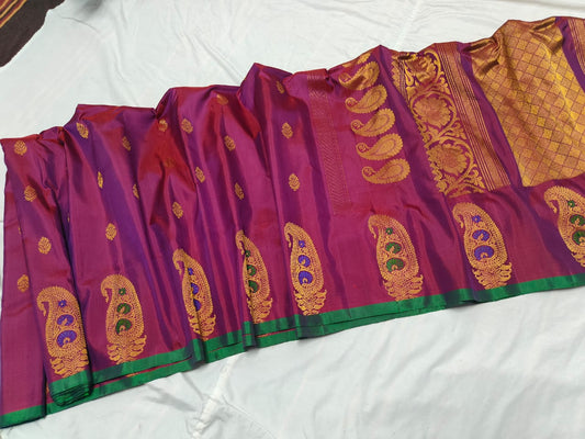 Ponvannan Gadwal | Gadwal Sarees in pure Silk