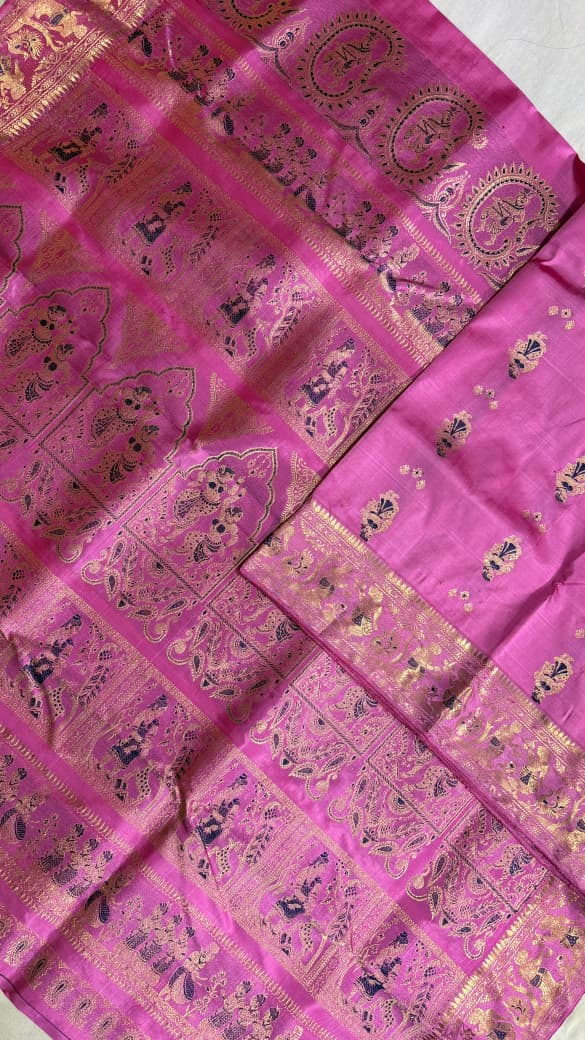 Swarnachari saree.
With silkmark.
Material silk with bp.