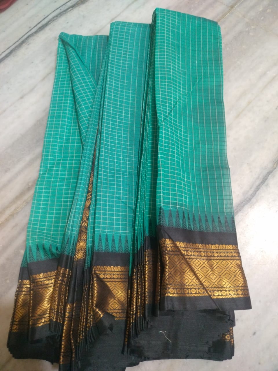 cotton gadwal sarees no blouse rich pallav