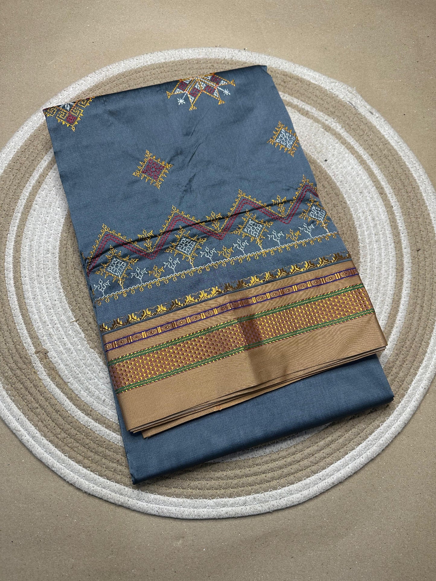 Kashvika | Kasuti Work on Cotton Saree