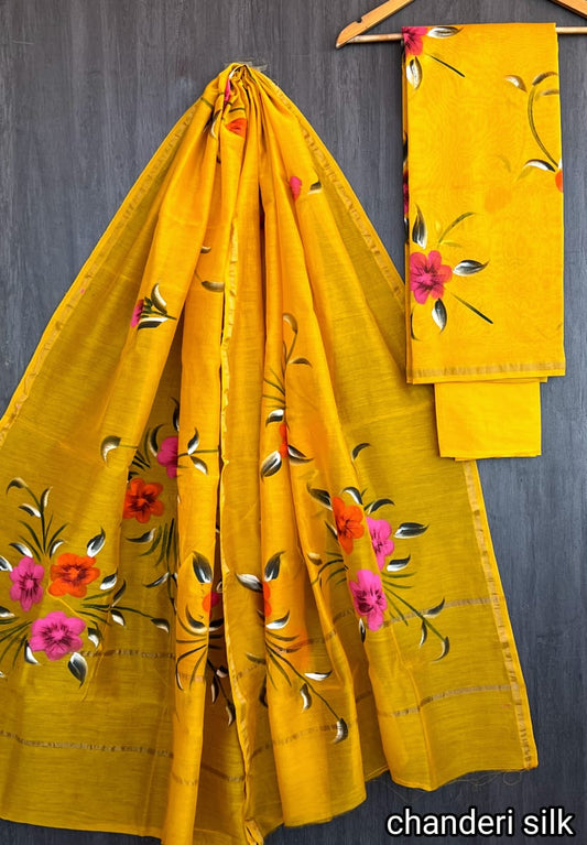 Kaushal | hand block printed chanderi sarees