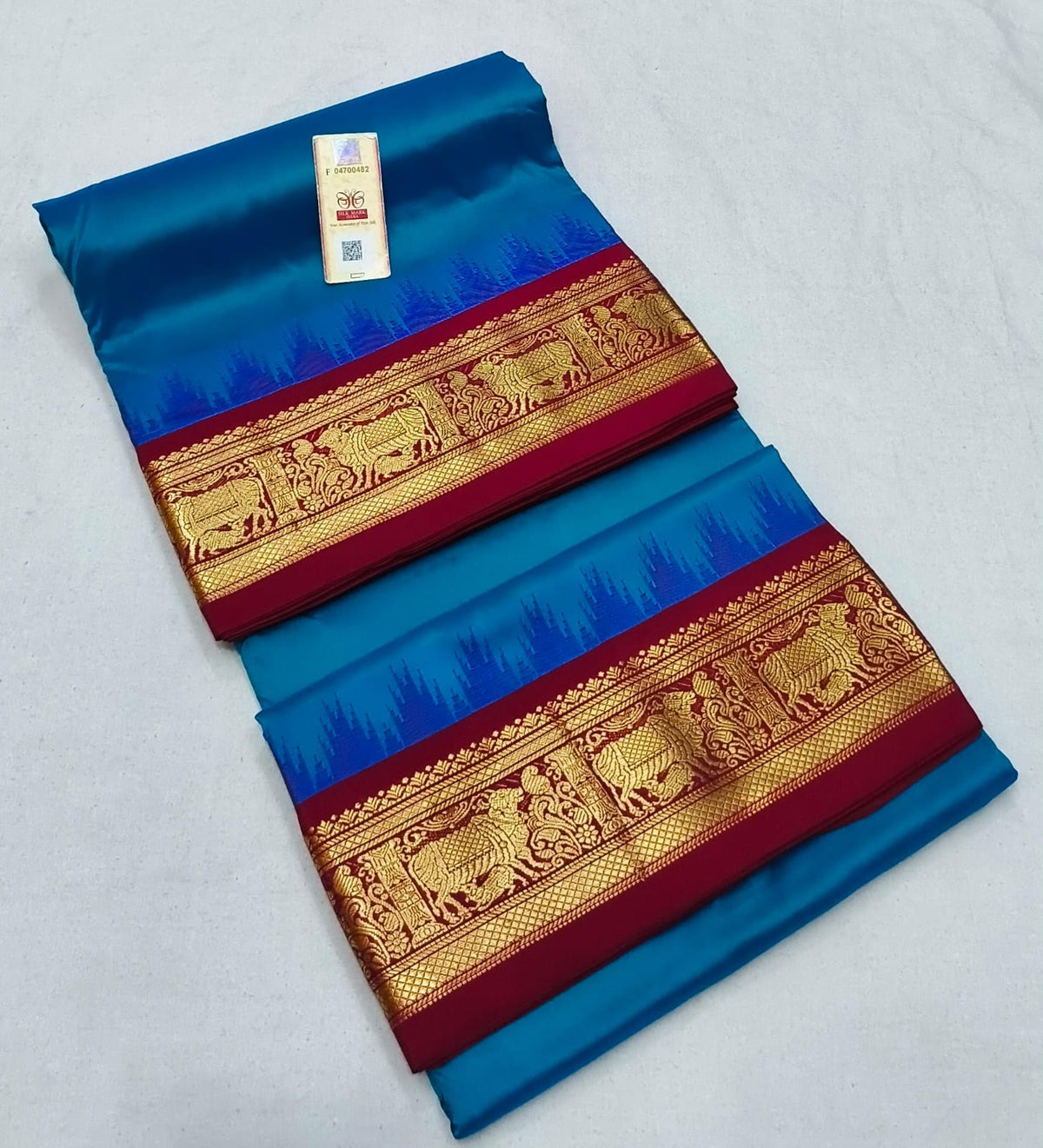 9 yards pure silk kanchipuram saree