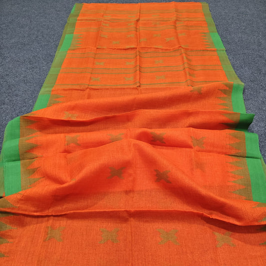 Handloom manipuri cotton saree
With bp