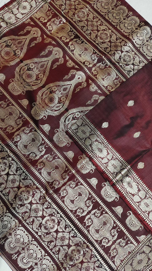 Baluneli | Meenakari baluchari saree