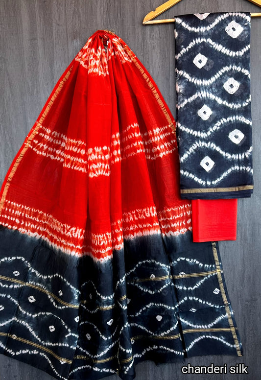 Winget | hand block printed chanderi sarees