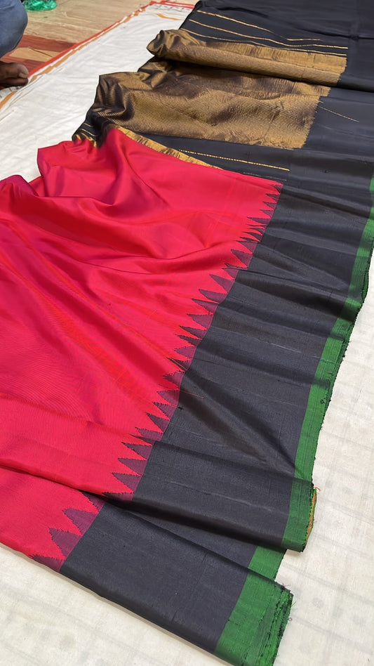 Pure silk handwoven gadwal sarees