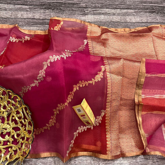 Riyaanshi | Rangkat banarasi Saree