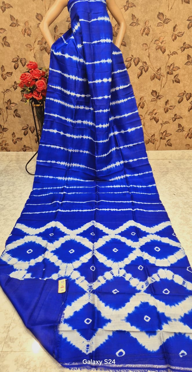 Shireeka | Shibori on Murshidabad Silk