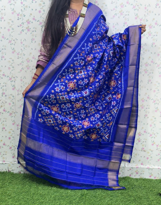 Ipe | Ikat Pure Silk Dupatta