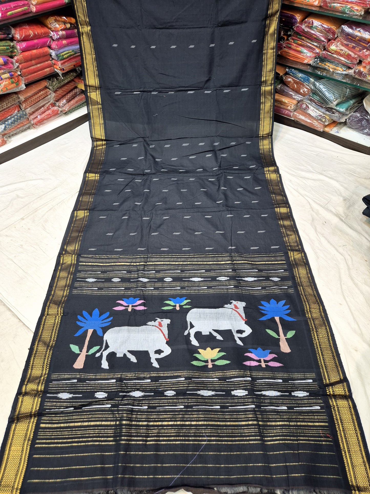 Avani | Cotton Handloom Paithani Saree