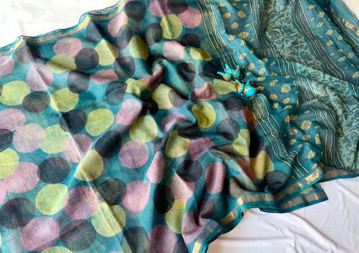 Summer special collection
Vanaspati ajark print

Kota saree new collection of Bagru print 
New collection Saree Kota Doriya .
Hand made 
Block print , Dabu print , Bagru print , vaspati print, ajark prijt
Saree length 5.5 mtr
Blouse.  80cm
Hand block printed.
