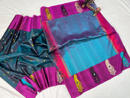 Zyca | Gadwal Sarees in pure Silk