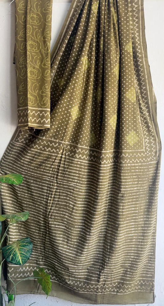 block prints on mul cotton