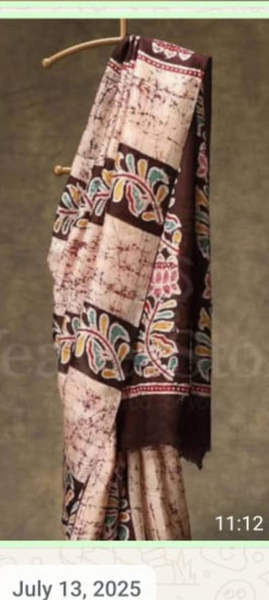 Adishyla | Murshidabad Silk Batik Sarees