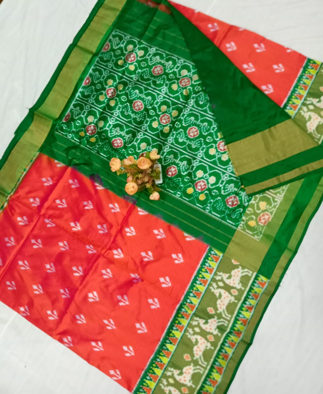 Indupama | Pochampally Ikkat silk saree