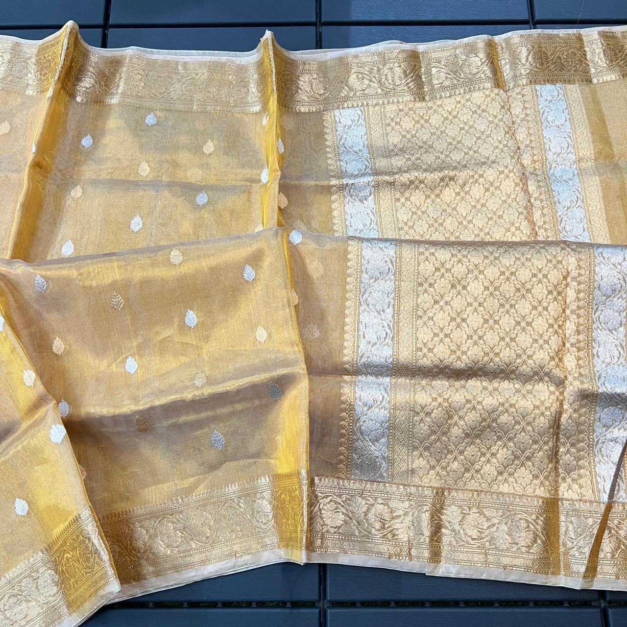 Bharathi-banarasi-sarees-in-tissue-silk | Banarasi Sarees in tissue Silk