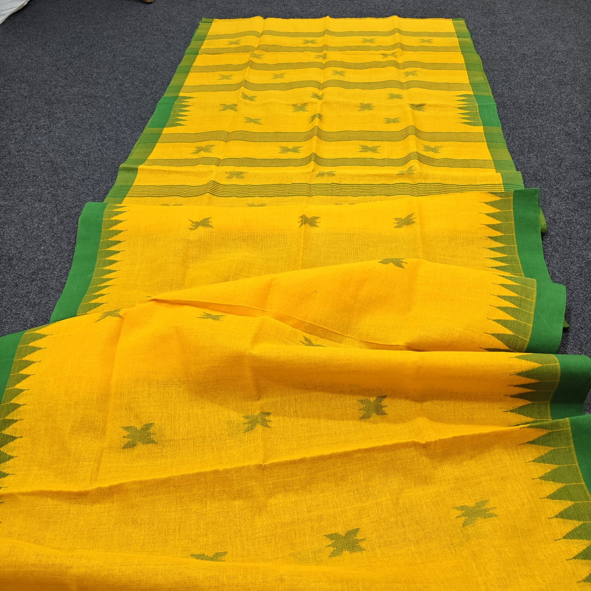 Authentic handloom
 monipuri cotton saree
With bp
