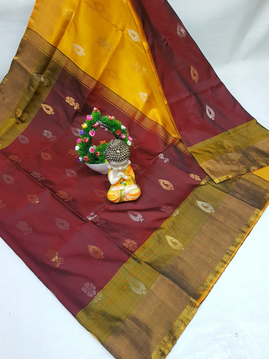 UshaNila | Pure silk uppada saree
