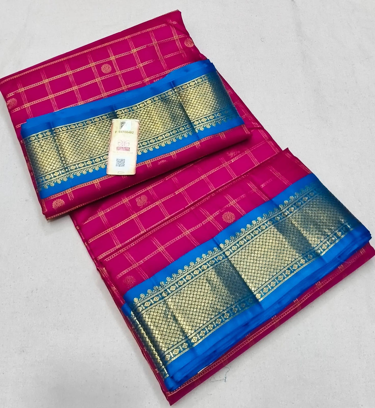 9 yards pure silk kanchipuram saree