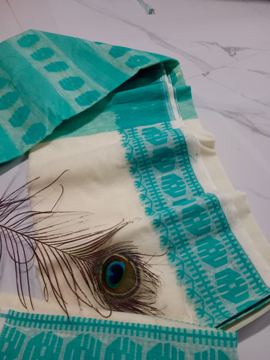 Jameeta | Soft Cotton Jamdani Saree