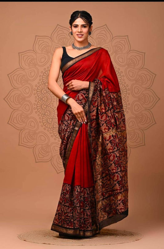 🍁new arrival🍁
Naspal pomegranate print 
👌Maheswari silk saree👌
Hand block printed Maheswari silk sarees with blouse
Size- 6.5 with blouse
Quality- silk by silk
Approx weight- 470 gram
👉Pure hand block
 