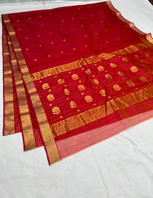 Chanderi cotton silk 