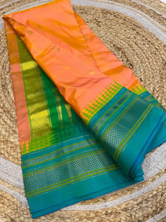 *All New Colours* 

*Exclusive silk ilkal saree*
*Pure silk korvai temple border* with *body butta* design superior quality ilkal saree & contrast blouse 
6.10mtrs length 
Full body pure silk 
Border, pallu & blouse semi silk
