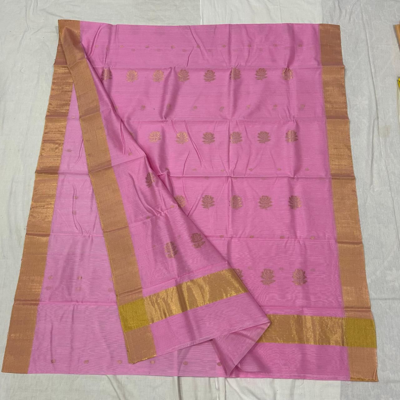 Chandrapal | Cotton Silk Chanderi Saree