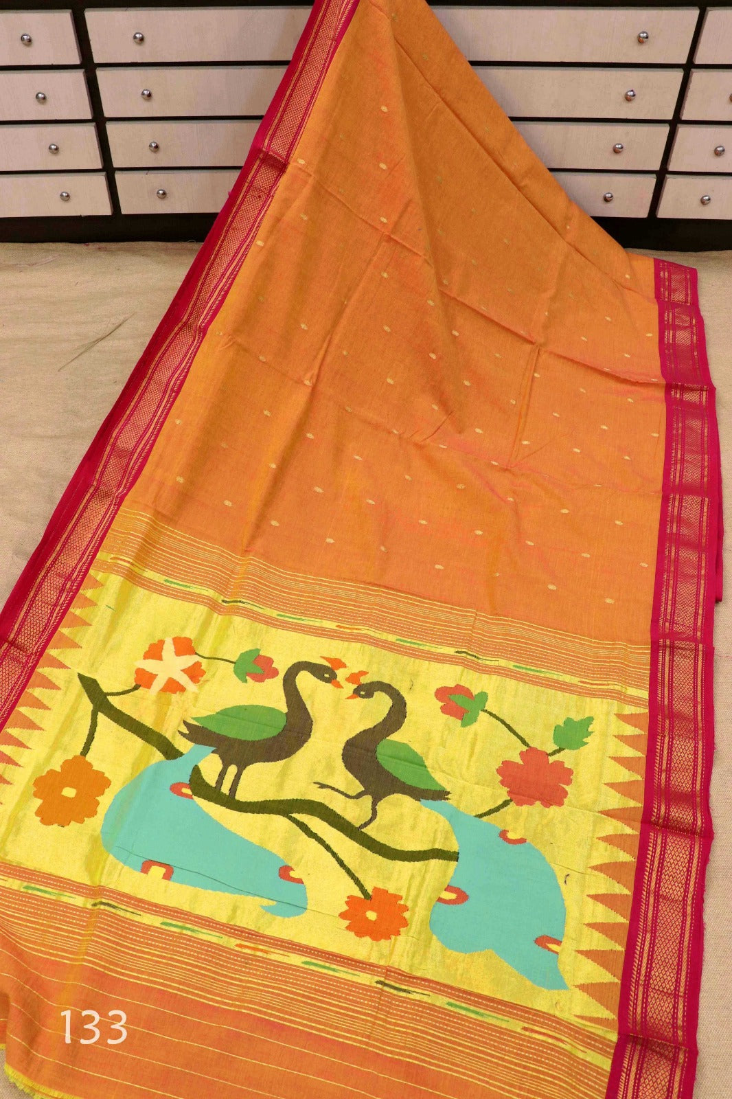 Jyoti | Cotton Handloom Paithani Saree