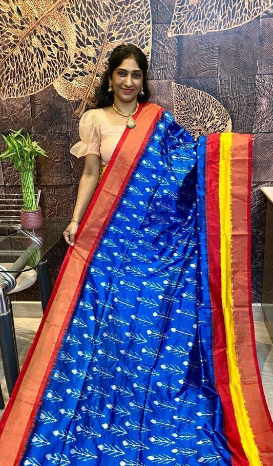 Debashree | Pure silk ikat saree