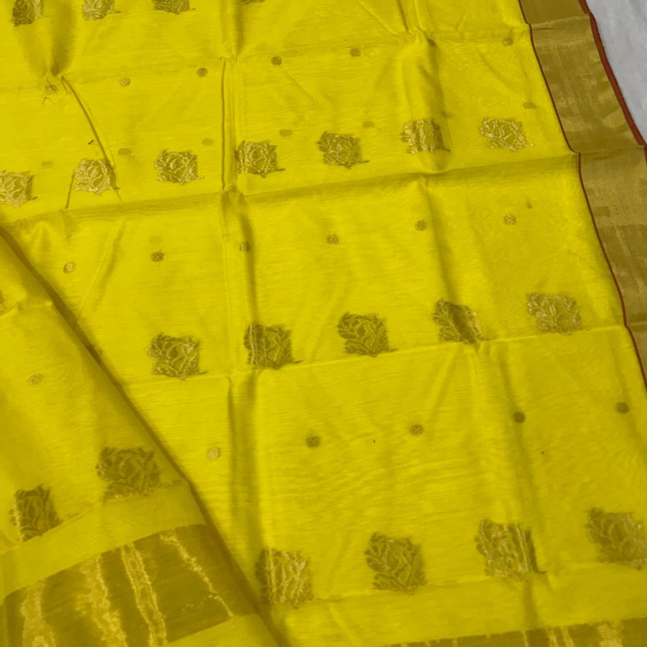 Chandravarna | Cotton Silk Chanderi Saree