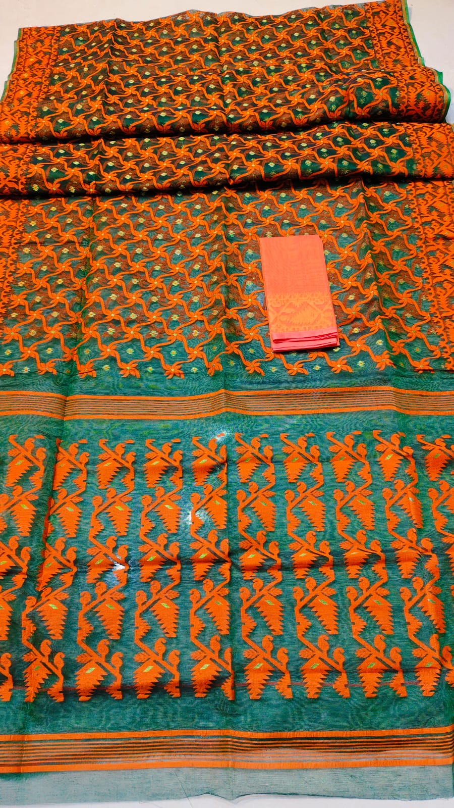 Jahnavivika | Half Silk Jamdani