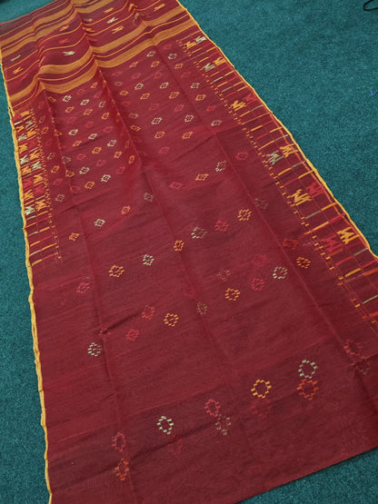 Dilip | Cotton Silk Dhakai Saree