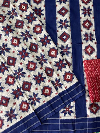 Tanupriya | Cotton Telia Rumal Saree