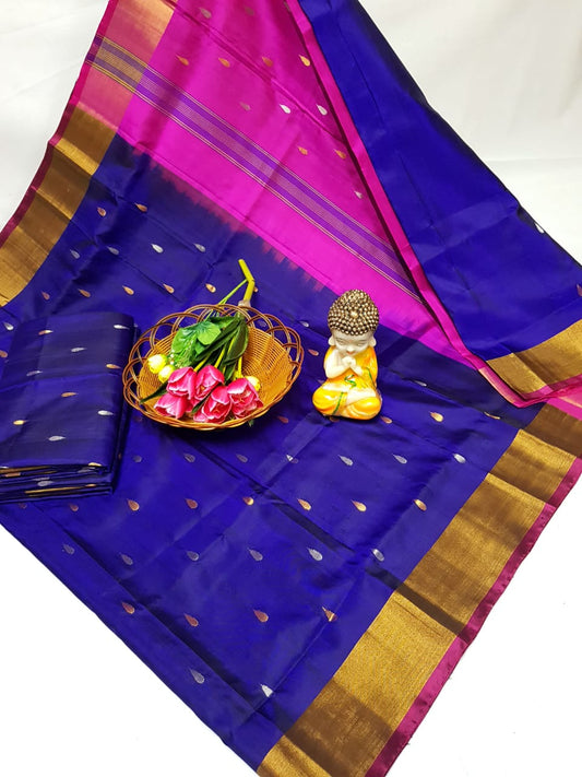 Ulanaa | Uppada-Pattu-Nakshatra butti-Saree